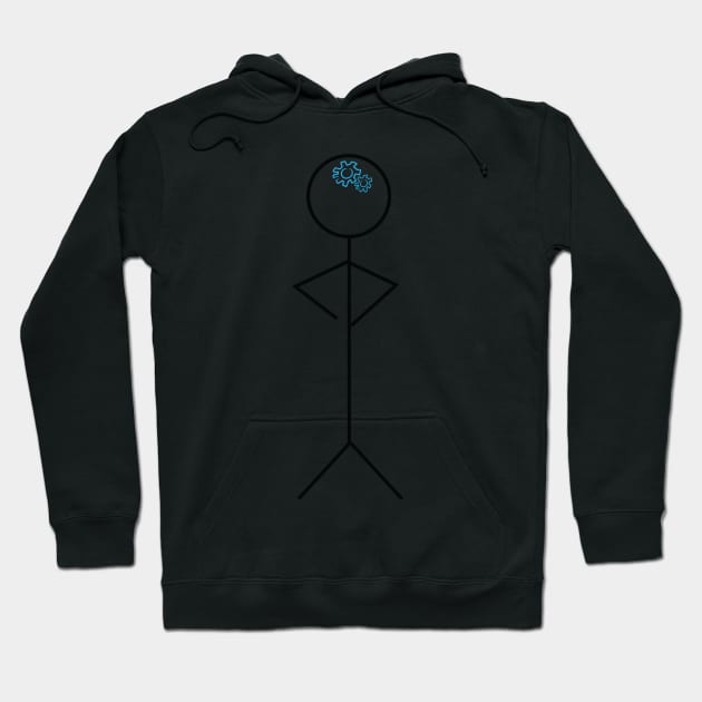 Thinking stickman Hoodie by sigdesign